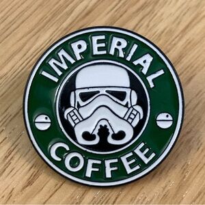 Star Wars Storm Trooper coffee pin NEW imperial coffee